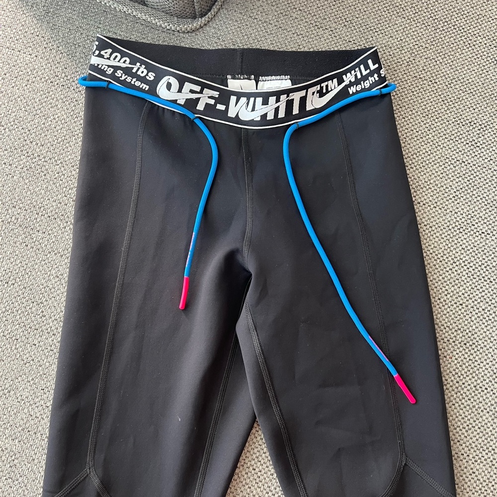 Off-White x Nike Women's Running Tight Black Size Small